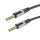 Borofone Kábel BL19 Creator - jack 3,5mm jack 3,5mm-hez - 1 méter fekete