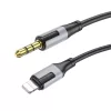 Borofone Cable BL19 Creator - jack 3,5mm - Lightning - 1 méter fekete