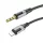 Borofone Cable BL19 Creator - jack 3,5mm - Lightning - 1 méter fekete