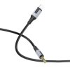 Borofone Cable BL19 Creator - jack 3,5mm - Lightning - 1 méter fekete-6941991108327 2 kép