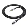 Borofone Cable BL19 Creator - jack 3,5mm - Lightning - 1 méter fekete-6941991108327 3 kép