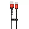 Blavec Cable Raptor fonott - USB to Type C - 2A 3 méter (CRA-UC2BR30)-5900217419761 2 kép
