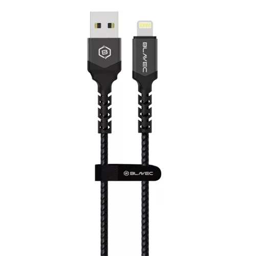 Blavec Cable Raptor fonott - USB - Lightning - 2A 3 méter (CRA-UL2BG3-5900217421269 2 kép