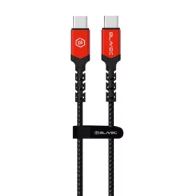 Blavec Cable Raptor fonott - Type C to Type C - PD 100W 5A 1 méter (C-5900217422518 2 kép
