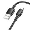 Borofone BX93 Super Power - USB - Type C kábel - 27W 3A 1 méter fekete