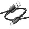 Borofone BX93 Super Power - USB - Type C kábel - 27W 3A 1 méter feke-6941991103155 2 kép