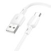 Borofone Kábel BX93 Super Power - USB Type-C - 27W 3A 1 méter fehér
