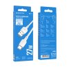 Borofone Kábel BX93 Super Power - USB Type-C - 27W 3A 1 méter fehér-6941991103162 4 kép