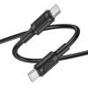Borofone Kábel BX111 Feliz - Type C to Type C - 60W 3A 1 méter feket-6941991115103 2 kép