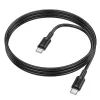 Borofone Kábel BX111 Feliz - Type C to Type C - 60W 3A 1 méter feket-6941991115103 3 kép