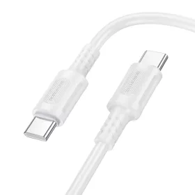   Borofone BX111 Feliz kábel - Type C to Type C - 60W 3A 1 méter fehér