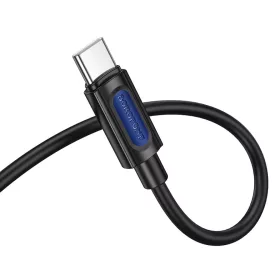 Borofone BL20 kábel - jack 3,5mm to Type C - 1 méter fekete-6941991114410 2 kép