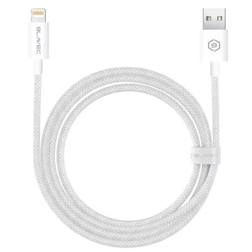 Blavec Cable Candy fonott - USB Lightning kábel - 2,4A 1 méter (CCA--5900217445906 2 kép