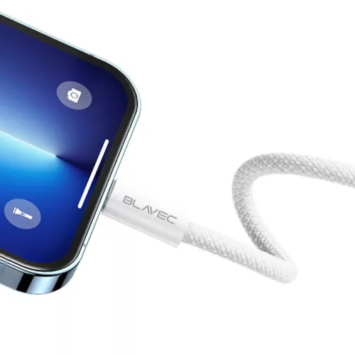 Blavec Cable Candy fonott - USB Lightning kábel - 2,4A 1 méter (CCA--5900217445906 6 kép