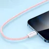 Blavec Candy fonott kábel - USB to Lightning - 2,4A 3 méter (CCA-UL2-5900217446262 3 kép