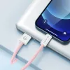Blavec Candy fonott kábel - USB to Lightning - 2,4A 3 méter (CCA-UL2-5900217446262 4 kép