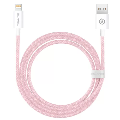 Blavec Candy fonott kábel - USB to Lightning - 2,4A 3 méter (CCA-UL2-5900217446262 7 kép