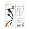 Borofone Kábel BX111 Feliz - USB - Micro USB - 2,4A 1 méter fekete-6941991115066 5 kép