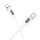 Borofone BX114 Structure - USB-ről Type C-re - 3A 1 méter fehér-6941991116896 1 kép