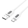 Borofone BX114 Structure - USB-ről Type C-re - 3A 1 méter fehér-6941991116896 2 kép