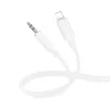 Borofone Kábel BL21 Lemon - Lightning - jack 3,5mm - 1 méter fehér