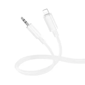   Borofone Kábel BL21 Lemon - Lightning - jack 3,5mm - 1 méter fehér