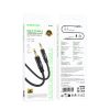 Borofone Cable BL22 Dignity - jack 3,5mm - jack 3,5mm - 1 méter feket-6941991117725 5 kép
