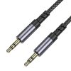 Borofone kábel BL24 Graceful - jack 3,5mm - jack 3,5mm - 1 méter fek-6941991118968 2 kép