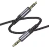 Borofone kábel BL24 Graceful - jack 3,5mm - jack 3,5mm - 1 méter fek-6941991118968 3 kép