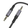 Borofone kábel BL24 Graceful - jack 3,5mm - jack 3,5mm - 1 méter fek-6941991118968 4 kép