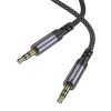 Borofone kábel BL24 Graceful - jack 3,5mm - jack 3,5mm - 1 méter fek-6941991118968 5 kép