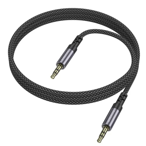 Borofone kábel BL24 Graceful - jack 3,5mm - jack 3,5mm - 1 méter fek-6941991118968 6 kép