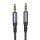 Borofone kábel AUX BL24 Graceful - Type C - 3,5mm jack - 1 méter, fekete