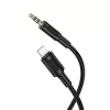 Borofone kábel AUX BL25 Nice - Lightning 3,5 mm jack - 1 méter feket-6941991124761 2 kép