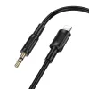 Borofone kábel AUX BL25 Nice - Lightning 3,5 mm jack - 1 méter feket-6941991124761 3 kép