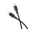 Borofone Kábel BX113 Lenny - Type C to Type C - PD 60W 3A 3 méter fekete