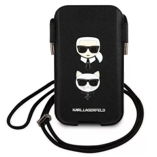 Karl Lagerfeld Kézitáska KLHCP12MOPHKCK 16.1" fekete hardcase Saffia-3666339018696 2 kép