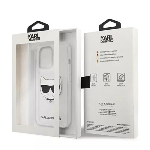 Karl Lagerfeld KLHCP13XCTR iPhone 13 Pro Max 6,7" Choupette Head tok-3666339027964 8 kép