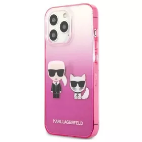 Karl Lagerfeld KLHCP13LTGKCP iPhone 13 Pro 6,1" keménytok rózsaszín-3666339049225 2 kép