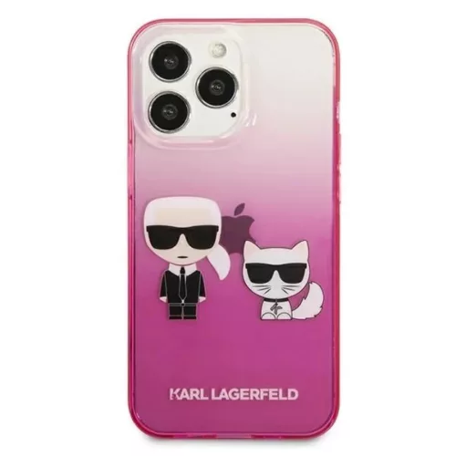 Karl Lagerfeld KLHCP13LTGKCP iPhone 13 Pro 6,1" keménytok rózsaszín-3666339049225 3 kép