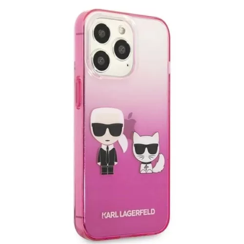 Karl Lagerfeld KLHCP13LTGKCP iPhone 13 Pro 6,1" keménytok rózsaszín-3666339049225 4 kép