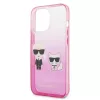 Karl Lagerfeld KLHCP13LTGKCP iPhone 13 Pro 6,1" keménytok rózsaszín-3666339049225 6 kép