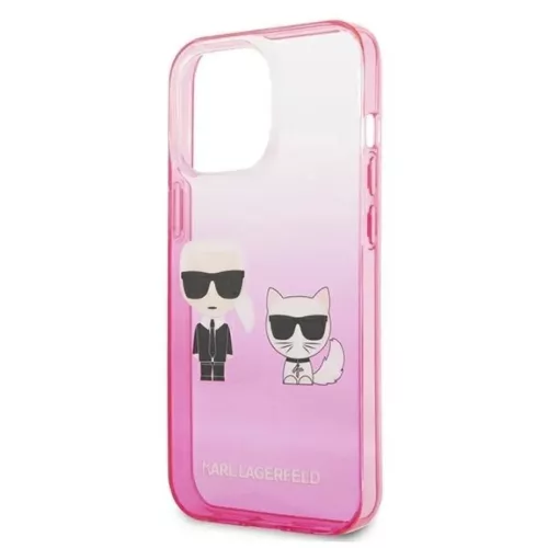 Karl Lagerfeld KLHCP13LTGKCP iPhone 13 Pro 6,1" keménytok rózsaszín-3666339049225 6 kép