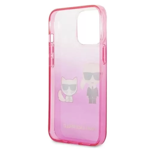 Karl Lagerfeld KLHCP13LTGKCP iPhone 13 Pro 6,1" keménytok rózsaszín-3666339049225 7 kép