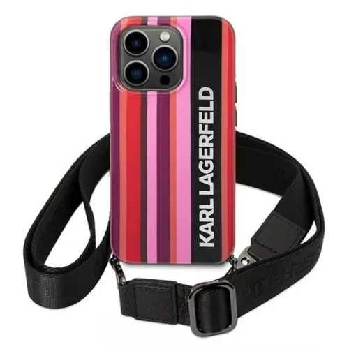Karl Lagerfeld KLHCP14LSTSTP iPhone 14 Pro 6,1" tok rózsaszín Color -3666339094218 2 kép