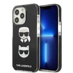 Karl Lagerfeld KLHCP13LTPE2TK iPhone 13 Pro tok fekete Karl&Choupette -3666339048662 1 kép