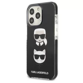Karl Lagerfeld KLHCP13LTPE2TK iPhone 13 Pro tok fekete Karl&Choupette -3666339048662 2 kép