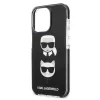Karl Lagerfeld KLHCP13LTPE2TK iPhone 13 Pro tok fekete Karl&Choupette -3666339048662 6 kép