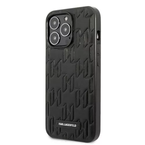 Karl Lagerfeld KLHCP13LMNMP1K iPhone 13 Pro hardcase fekete / fekete M-3666339049140 2 kép