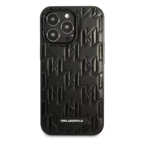 Karl Lagerfeld KLHCP13LMNMP1K iPhone 13 Pro hardcase fekete / fekete M-3666339049140 3 kép